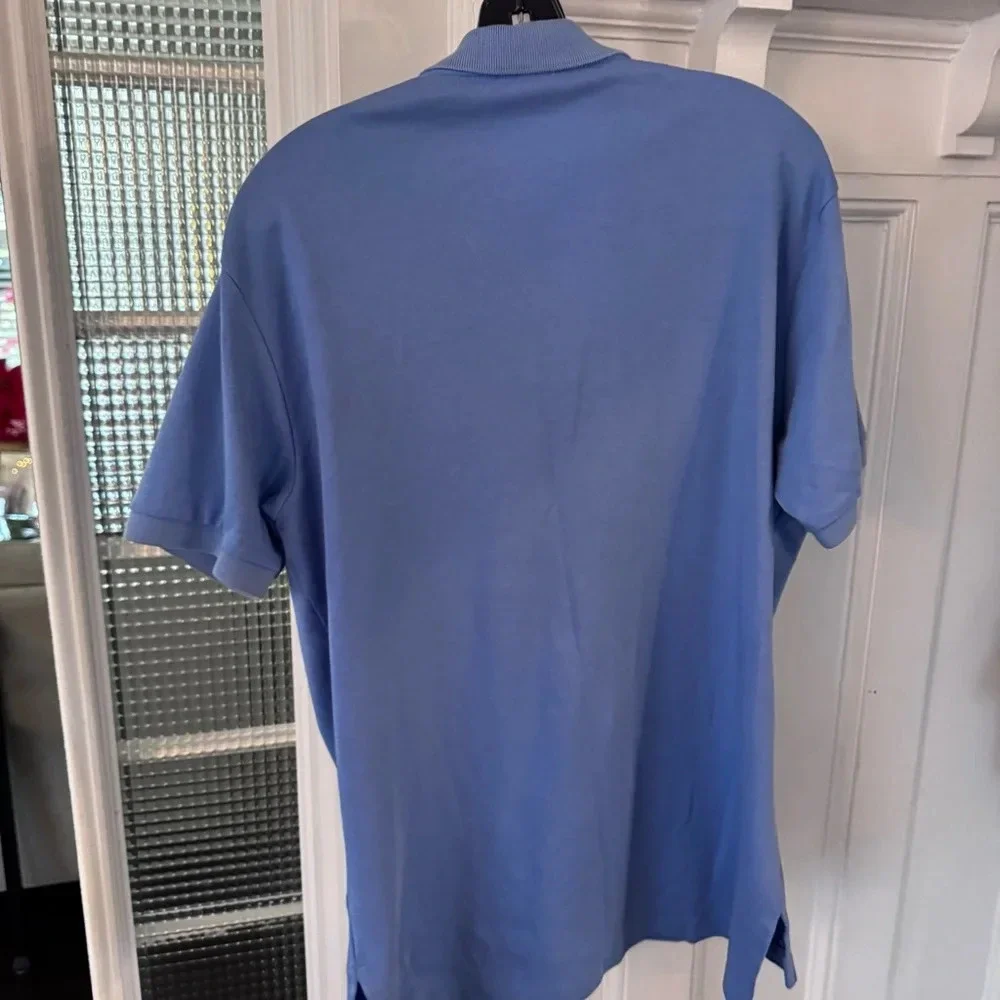 POLO RALPH LAUREN Classic Fit Men’s Polo Shirt Sz M Blue Yellow Pony logo